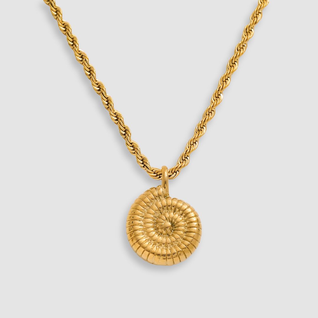 Collar dorado bañado oro 18k armonioso y sofisticado Celia