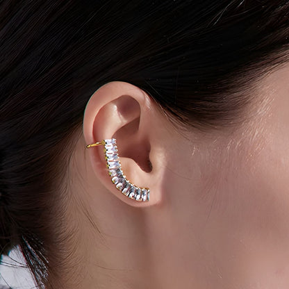 Aretes dorado bañado oro 18k elegante y sofisticado Verónica