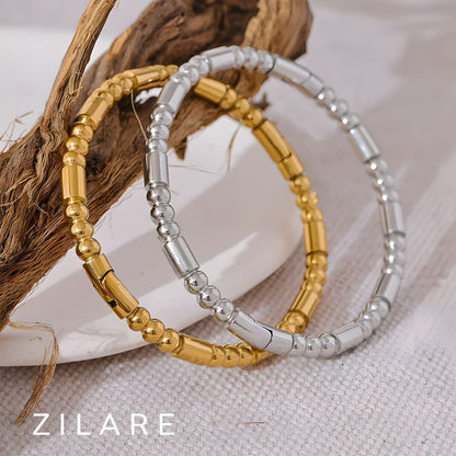 Pulsera ajustable dorada bañada en oro 18k para mujer Lorena